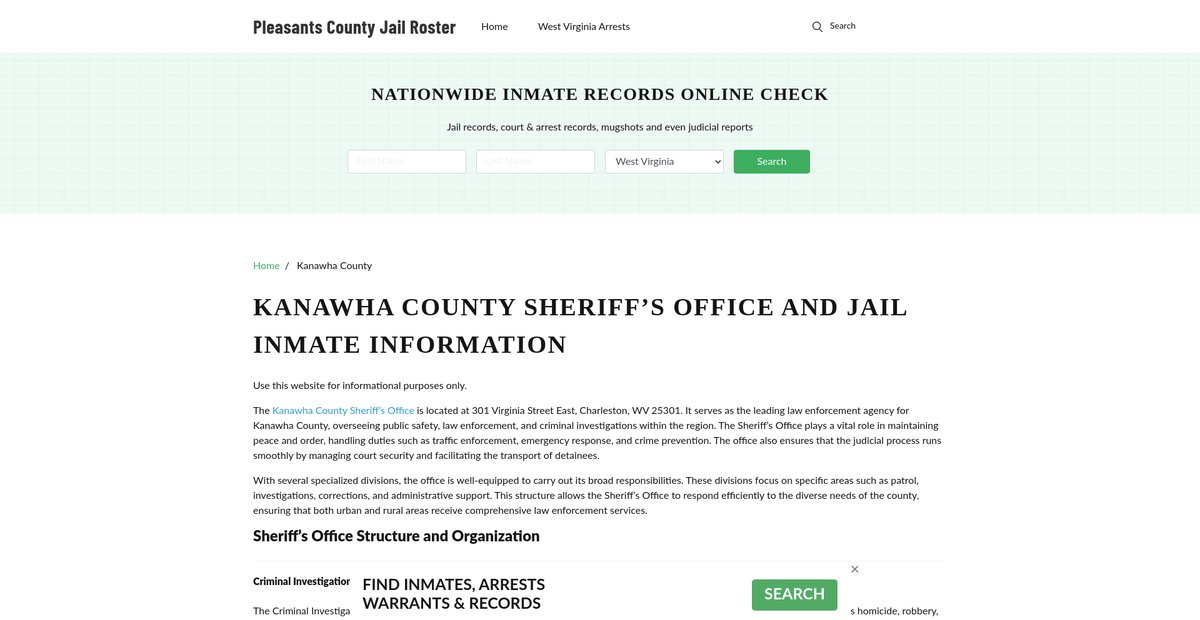 Preview of pleasantscountywv.org