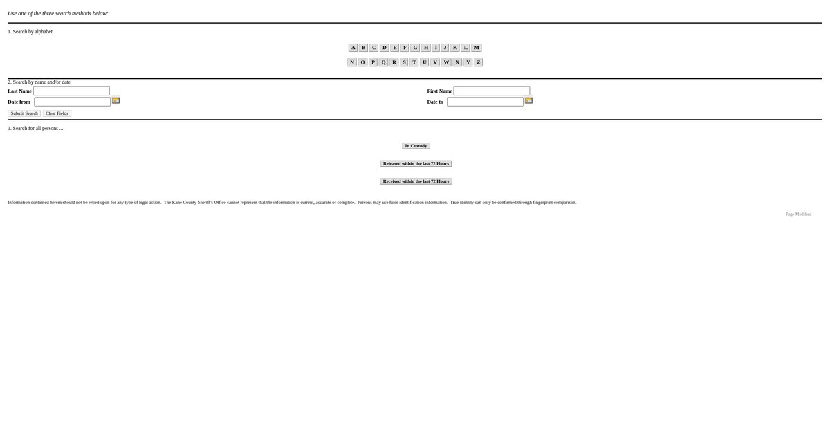 Preview of applications.kanecountyil.gov