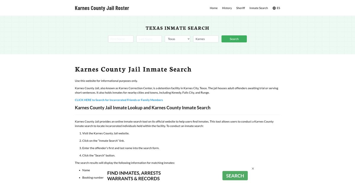 Preview of karnescountyjail.org