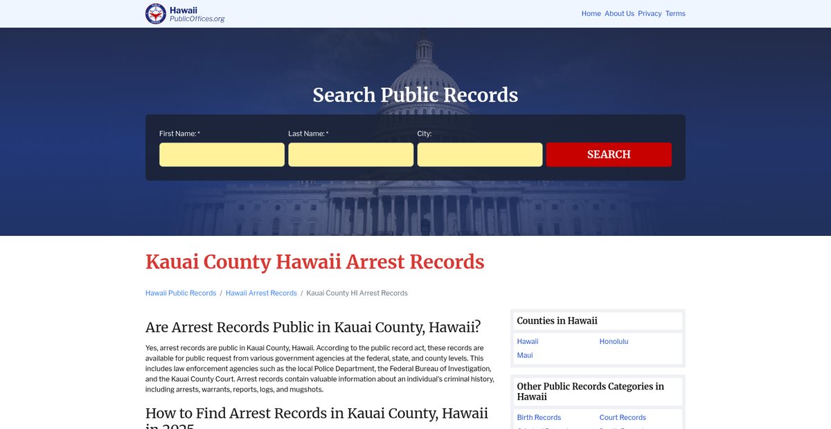 Preview of hawaii.publicoffices.org