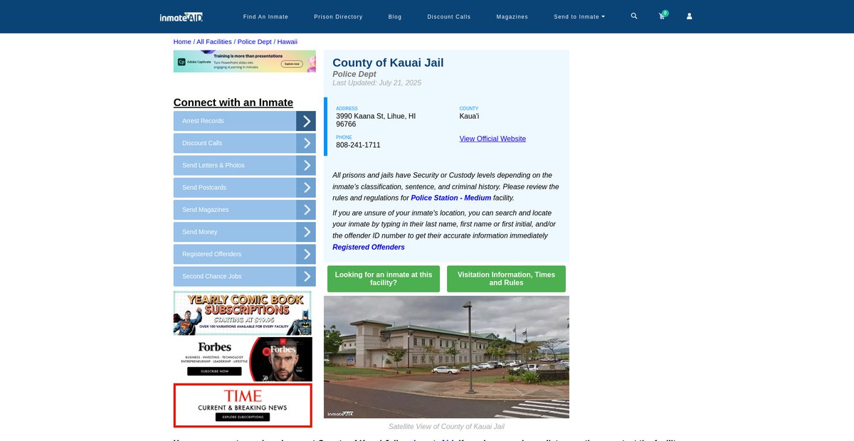 Preview of inmateaid.com