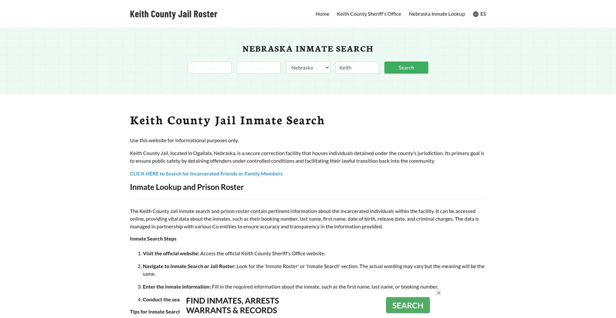 Preview of keithcountyjail.org