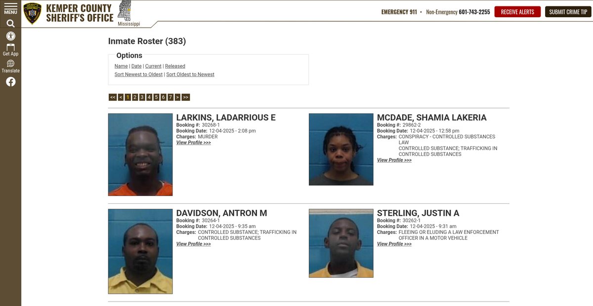 Preview of kempercountysheriff.com