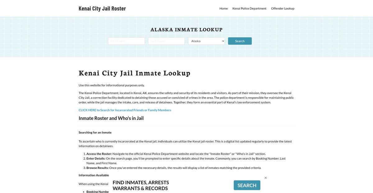 Preview of kenaicityjail.org