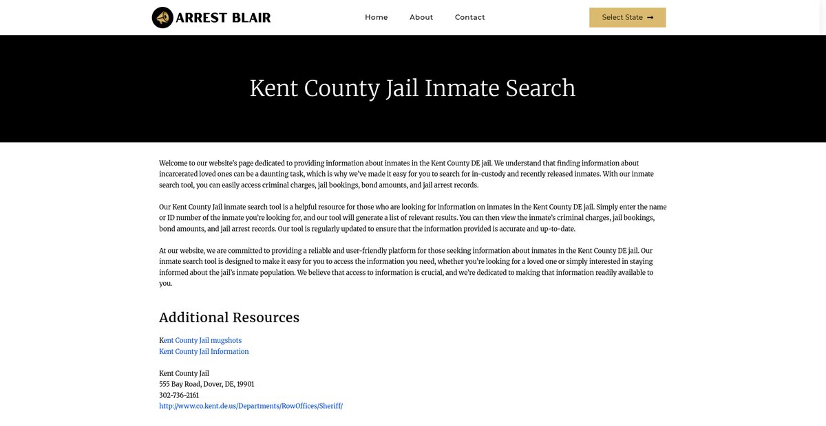 Preview of arrestblair.org