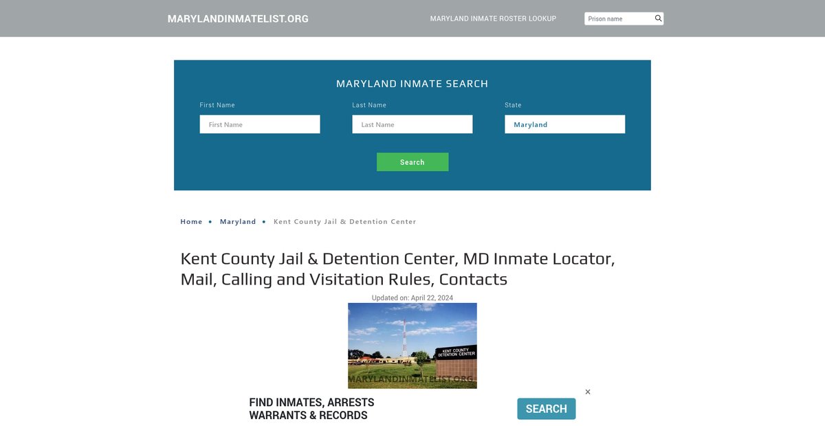 Preview of marylandinmatelist.org