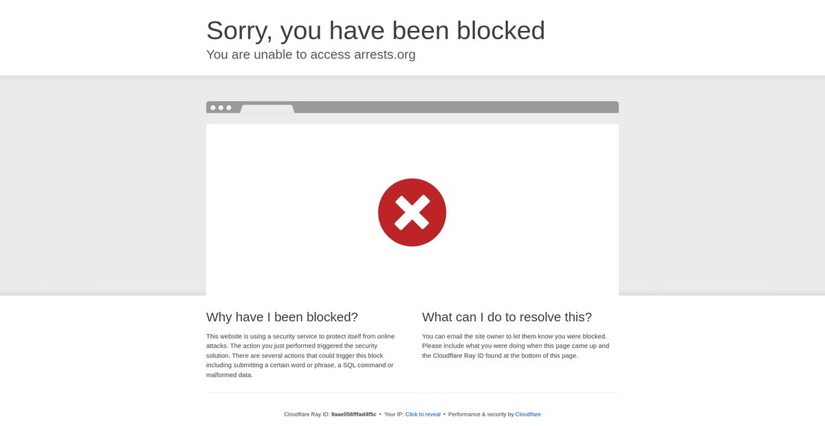 Preview of michigan.arrests.org