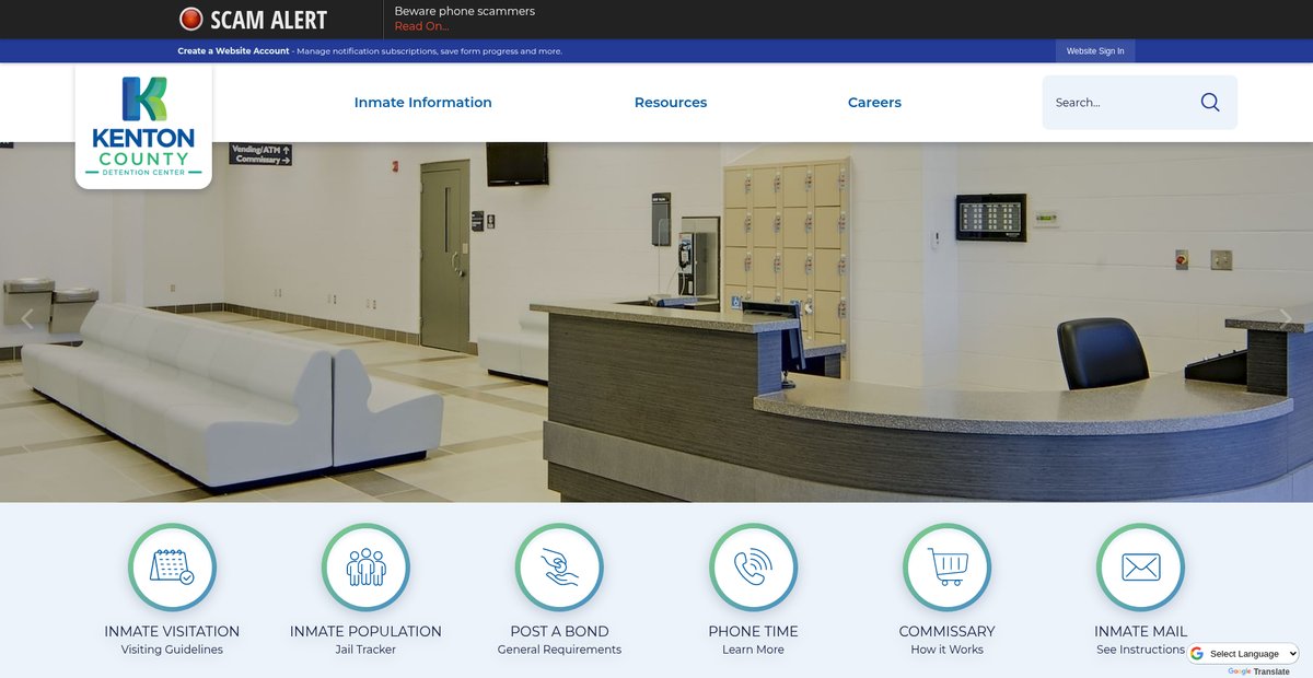 Preview of kentoncountyjail.org