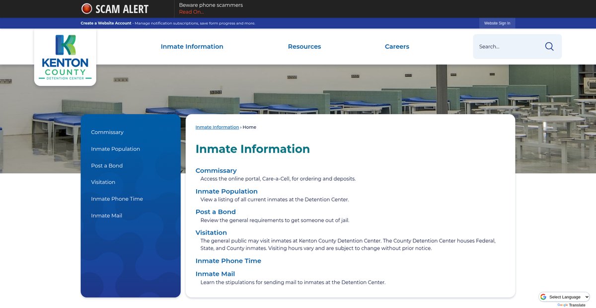 Preview of kentoncountyjail.org