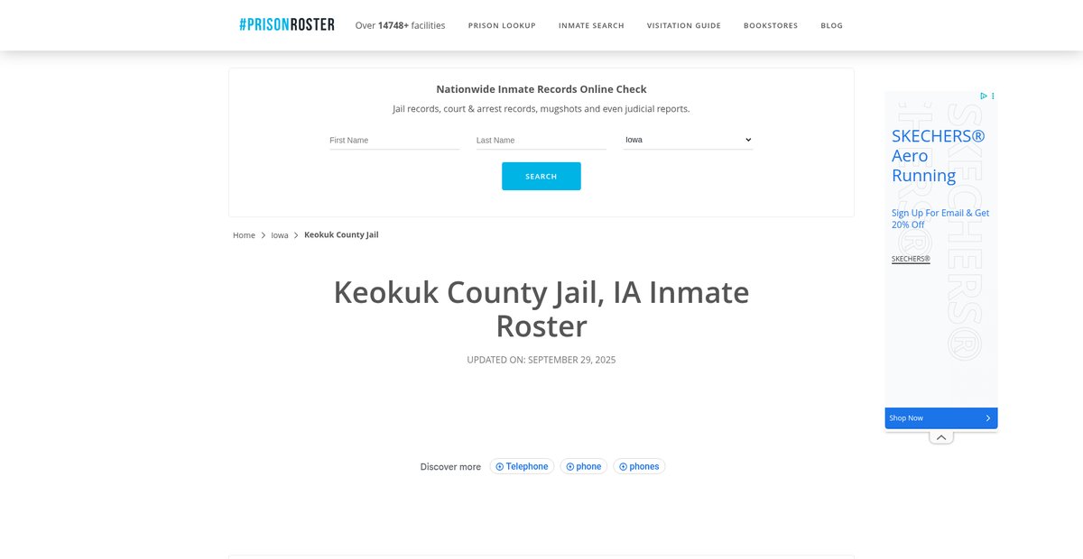 Preview of prisonroster.com