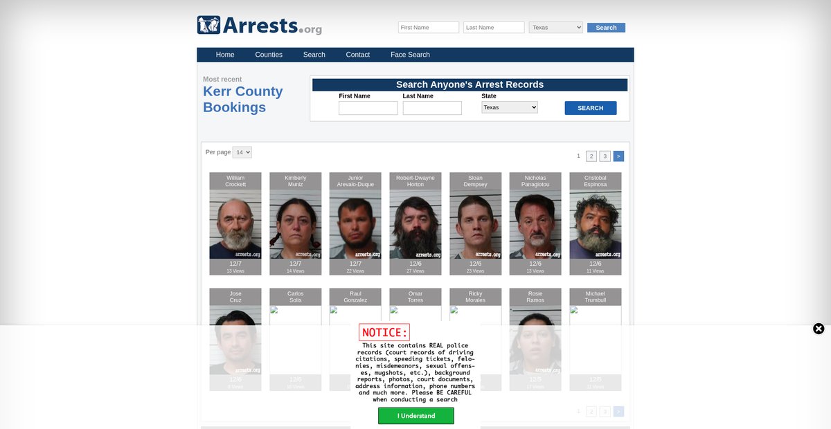 Preview of texas.arrests.org