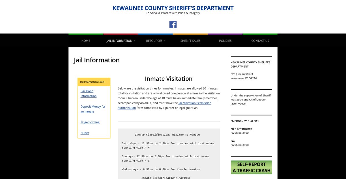 Preview of kewauneesheriff.org