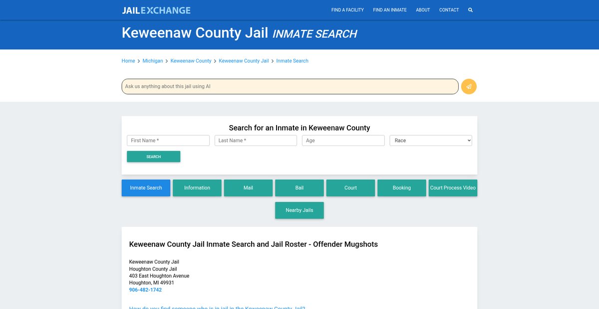 Preview of jailexchange.com