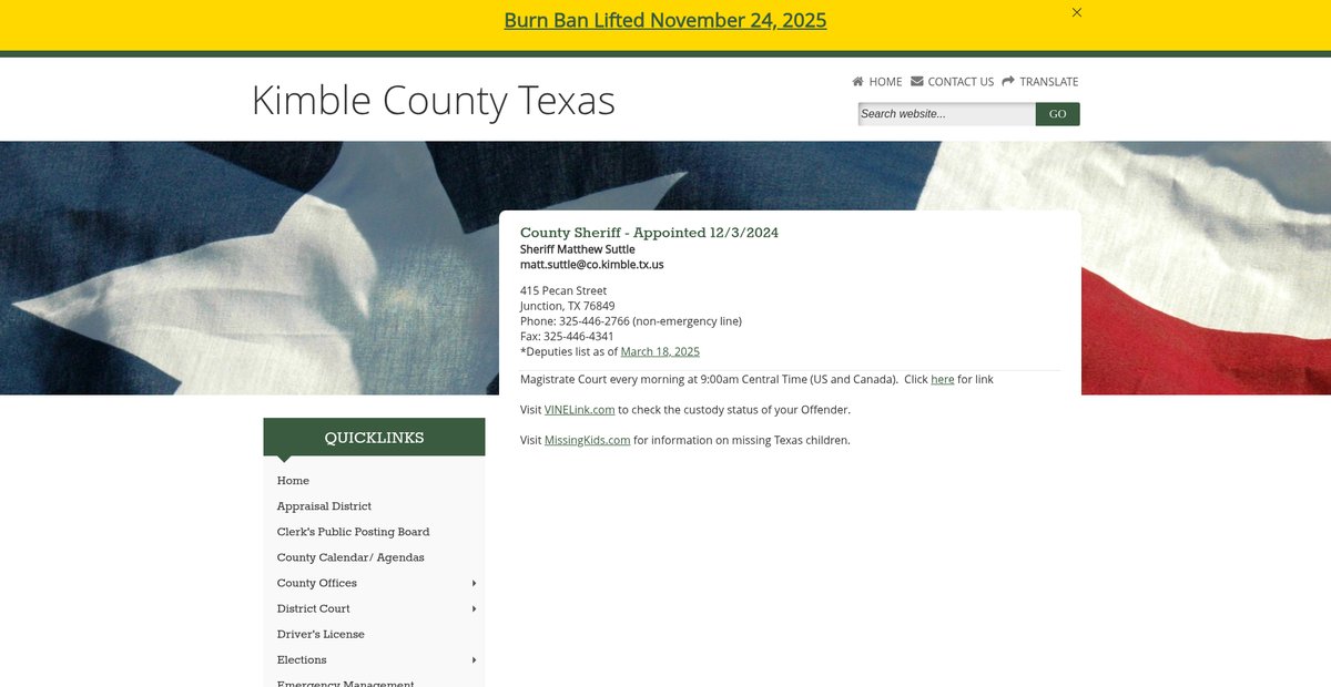 Preview of co.kimble.tx.us