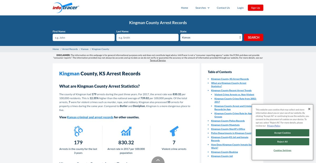 Preview of infotracer.com