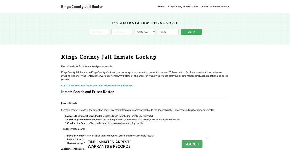 Preview of kingscountyjail.org