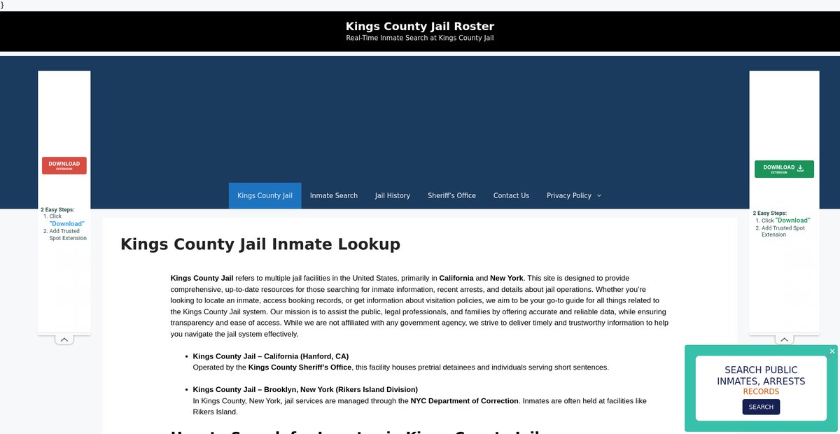 Preview of kingscountyjails.org