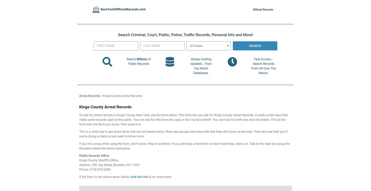 Preview of newyorkofficialrecords.com