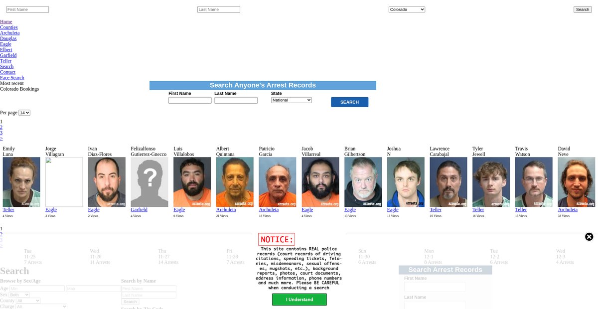 Preview of colorado.arrests.org
