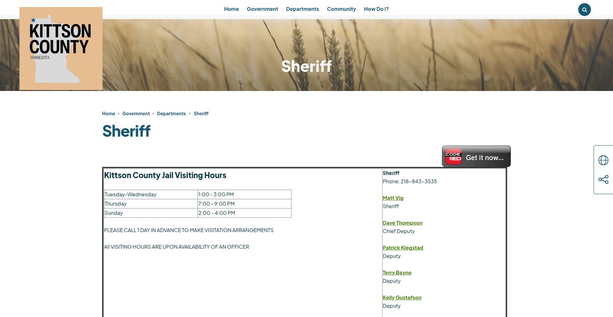 Preview of co.kittson.mn.us