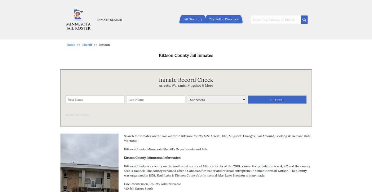 Preview of minnesotajailroster.com