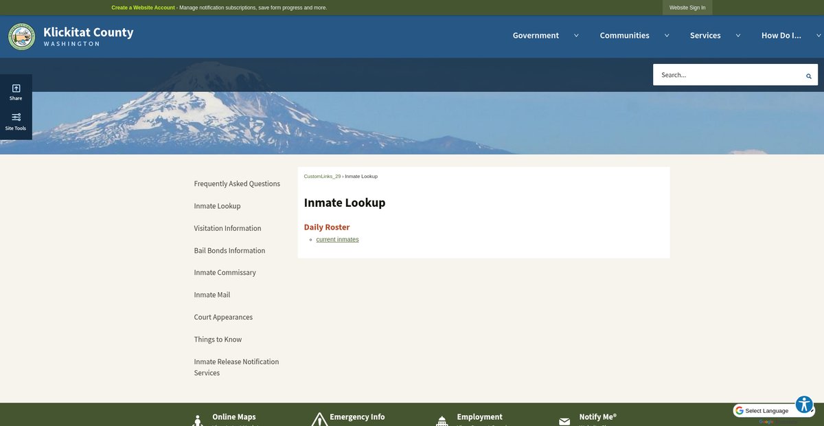 Preview of klickitatcounty.gov