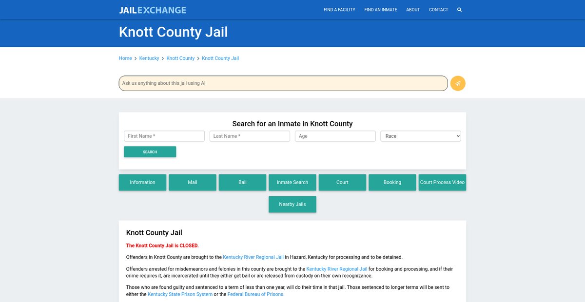 Preview of jailexchange.com