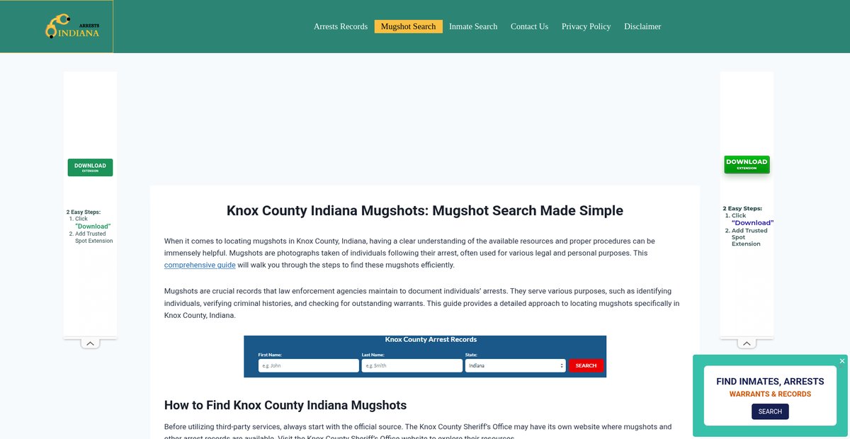 Preview of arrests-in.org