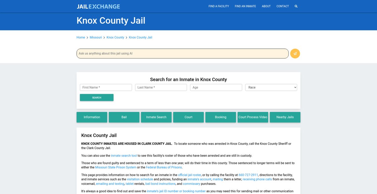 Preview of jailexchange.com