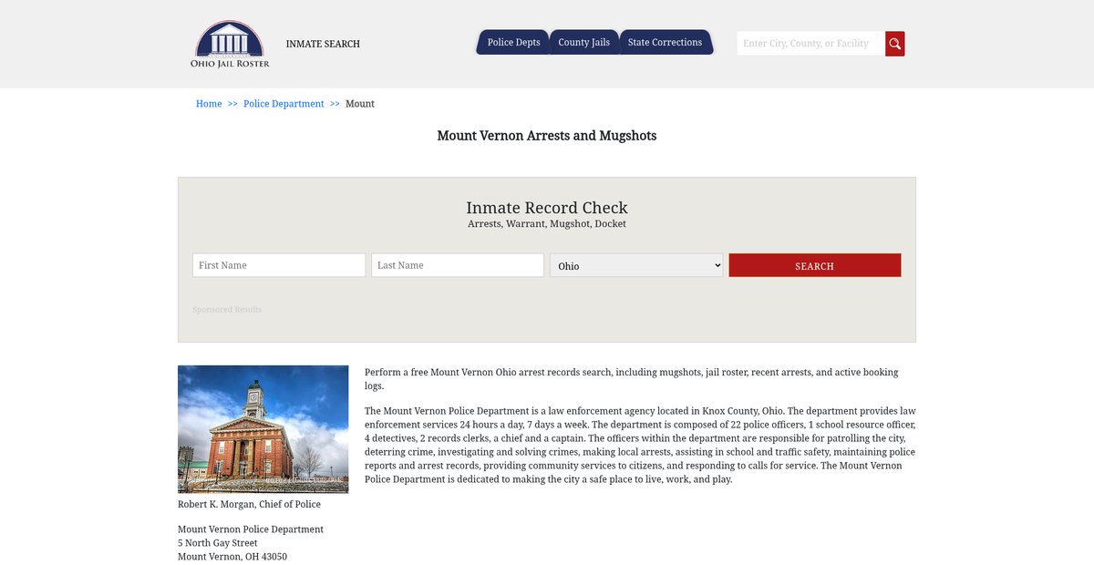 Preview of ohiojailroster.com