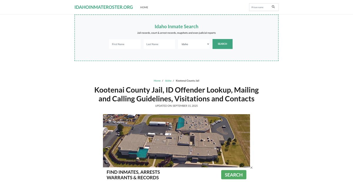 Preview of idahoinmateroster.org