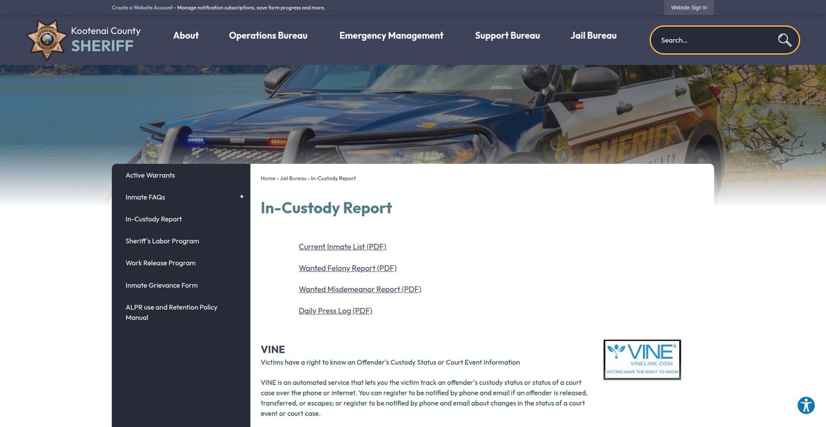 Preview of kcsheriff.com