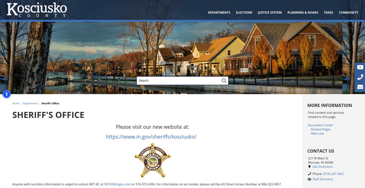 Preview of kosciusko.in.gov