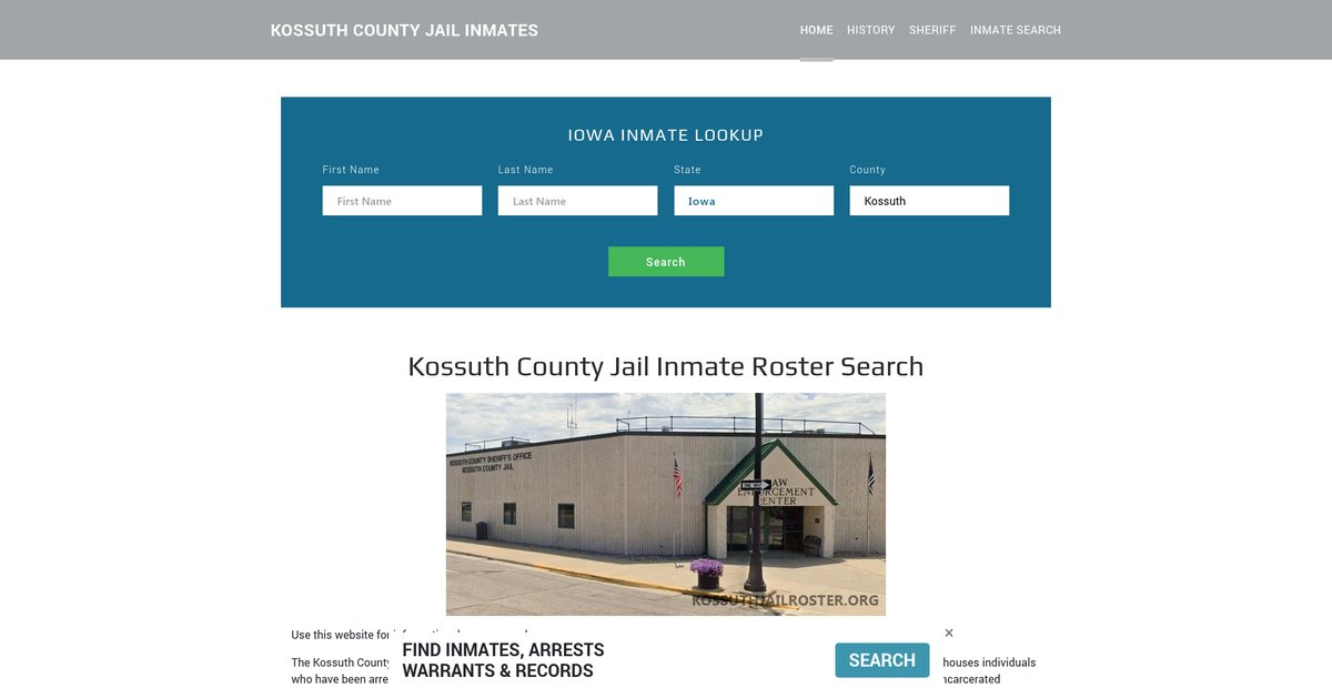 Preview of kossuthjailroster.org