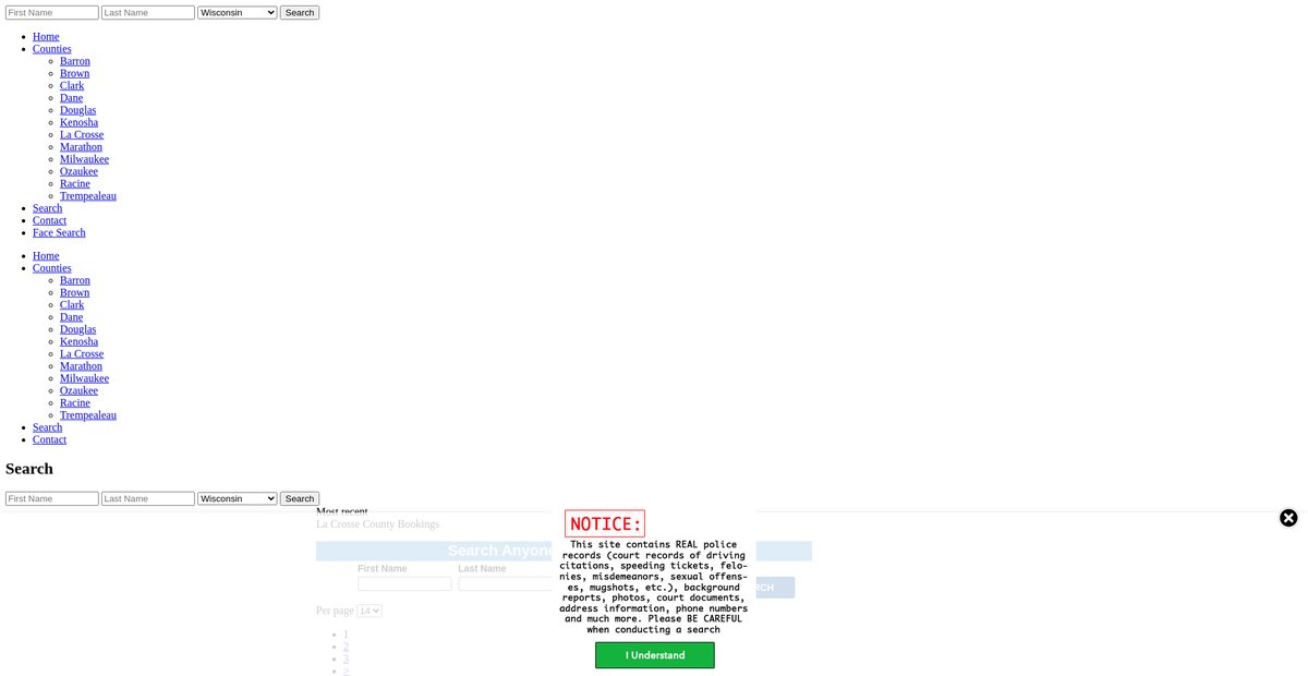 Preview of wisconsin.arrests.org