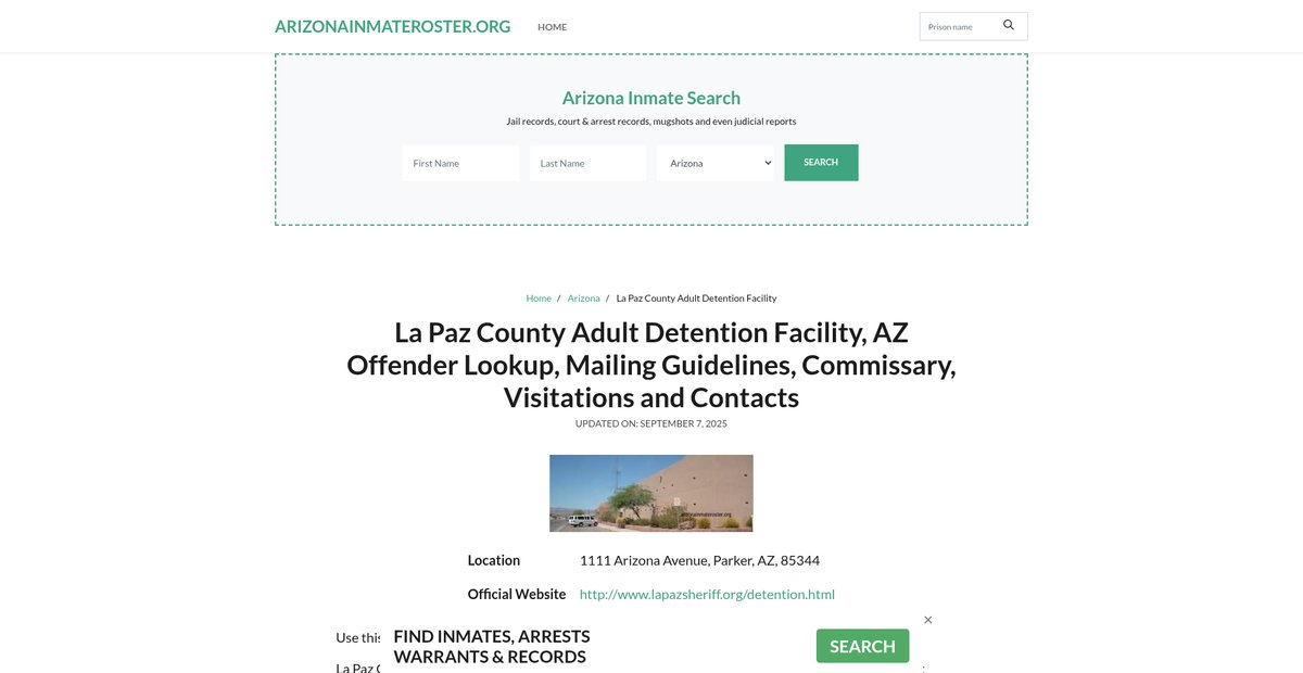 Preview of arizonainmateroster.org