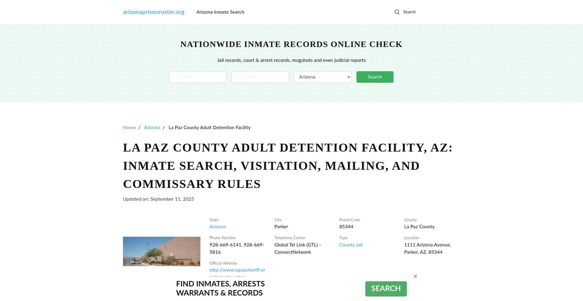 Preview of arizonaprisonroster.org