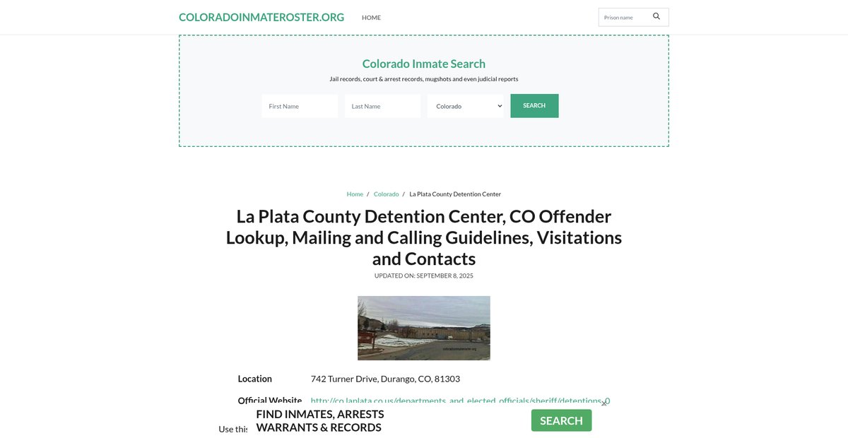 Preview of coloradoinmateroster.org