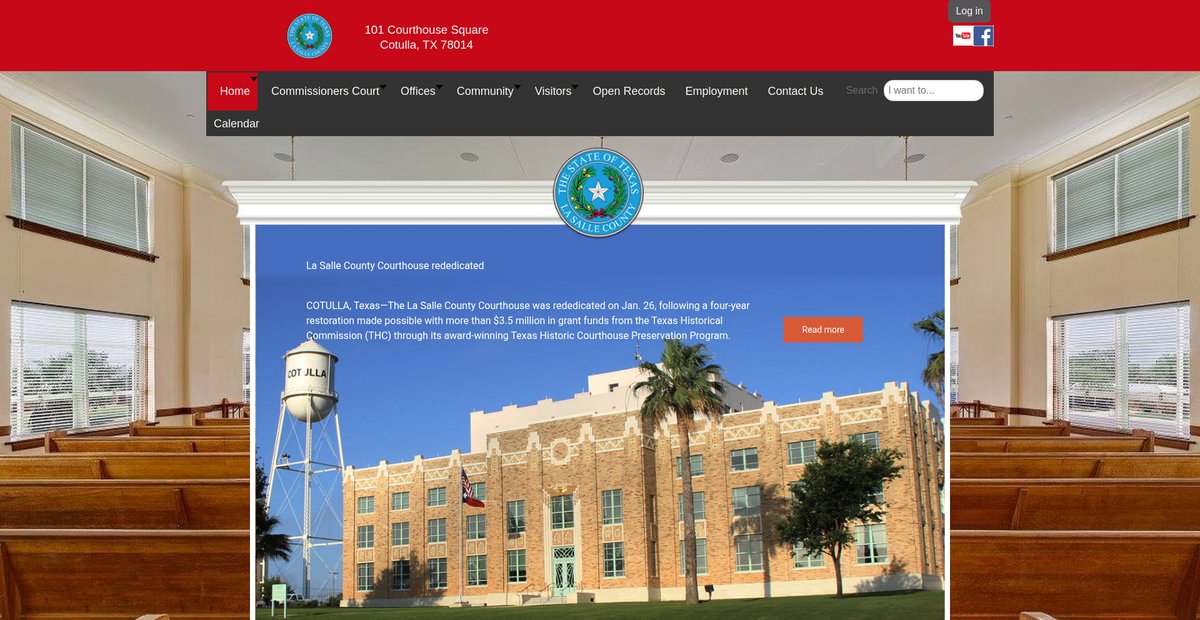 Preview of co.la-salle.tx.us