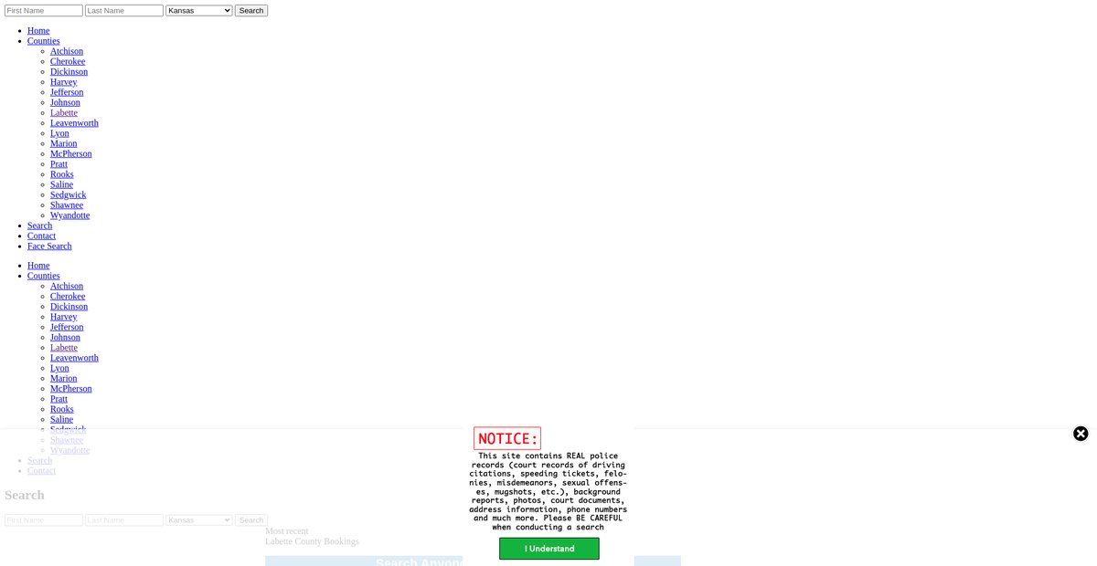 Preview of kansas.arrests.org