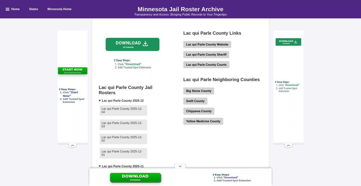 Preview of jailrosters.org