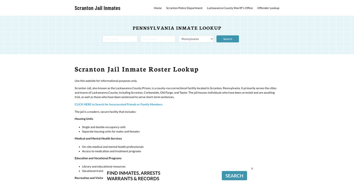 Preview of scrantonjail.org