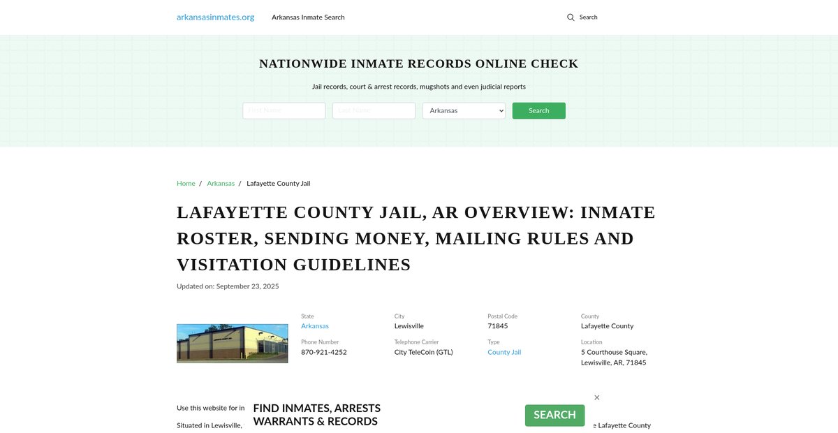 Preview of arkansasinmates.org
