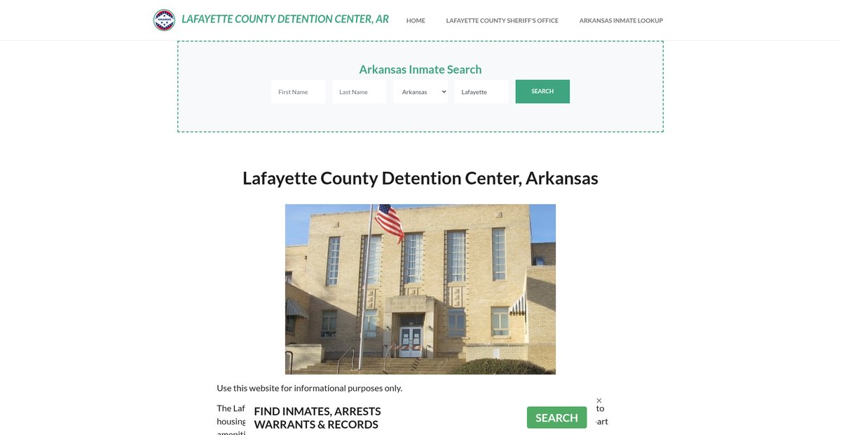 Preview of lafayettecountydetentionar.org