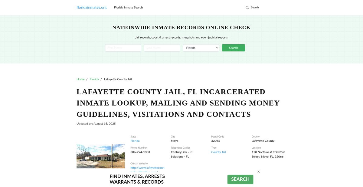 Preview of floridainmates.org