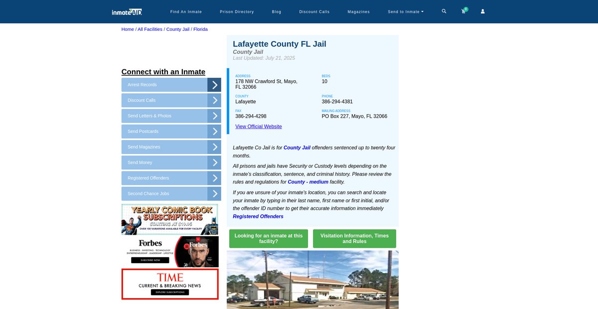 Preview of inmateaid.com