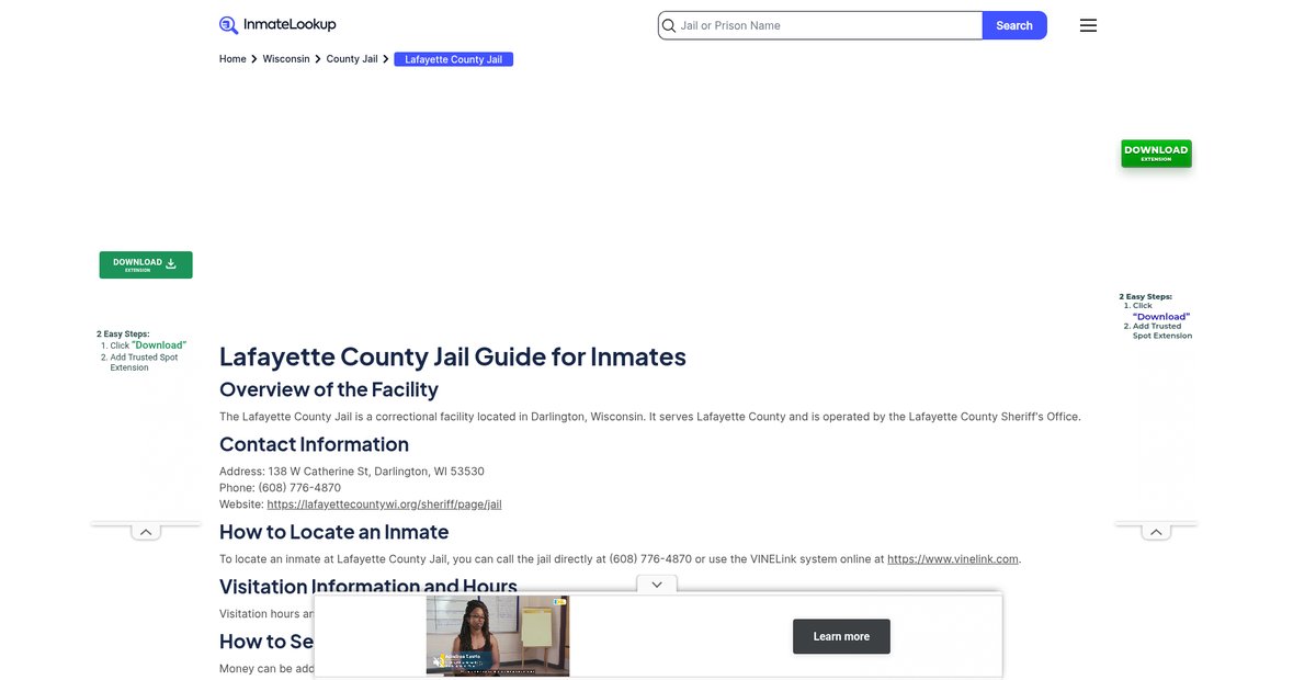 Preview of inmate-lookup.org