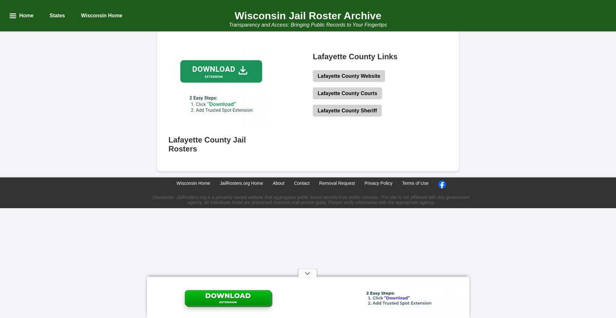 Preview of jailrosters.org