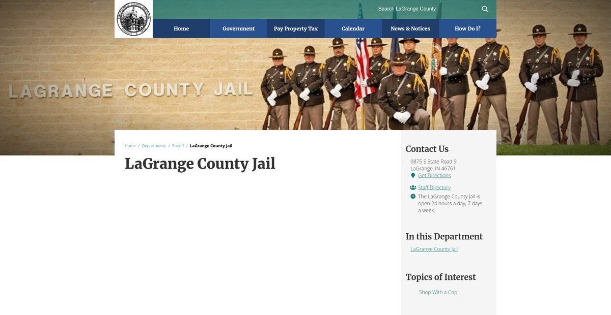 Preview of lagrangecounty.org