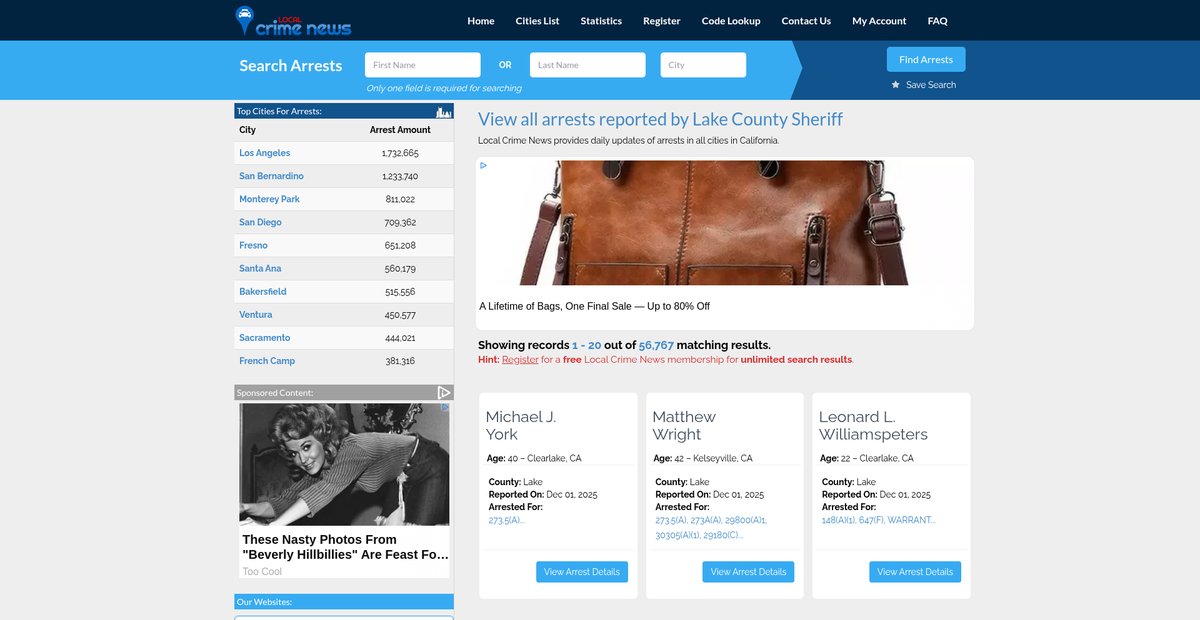 Preview of localcrimenews.com